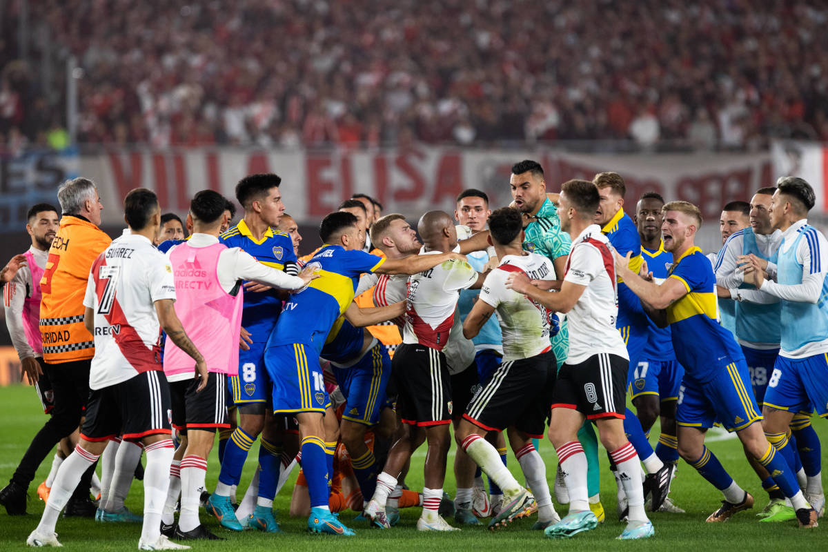 El partido River Plate 1 contra Boca Juniors se canceló hoy debido.